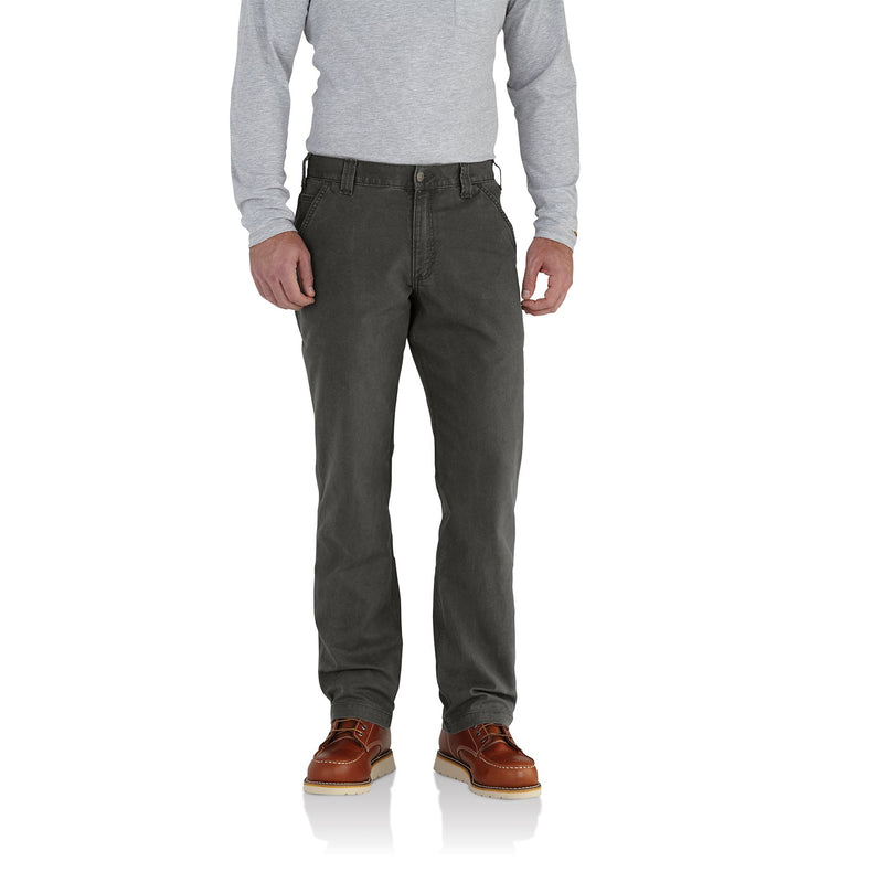 Load image into Gallery viewer, Carhartt Rugged Flex® Rigby Relaxed Fit Canvas Work Pants Peat
