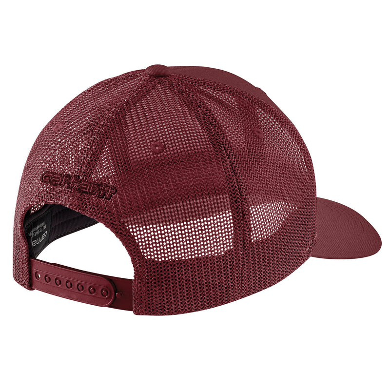 Load image into Gallery viewer, Carhartt Rugged Flex® Twill Mesh Back AH5216 Logo Patch Cap - Sable - Back
