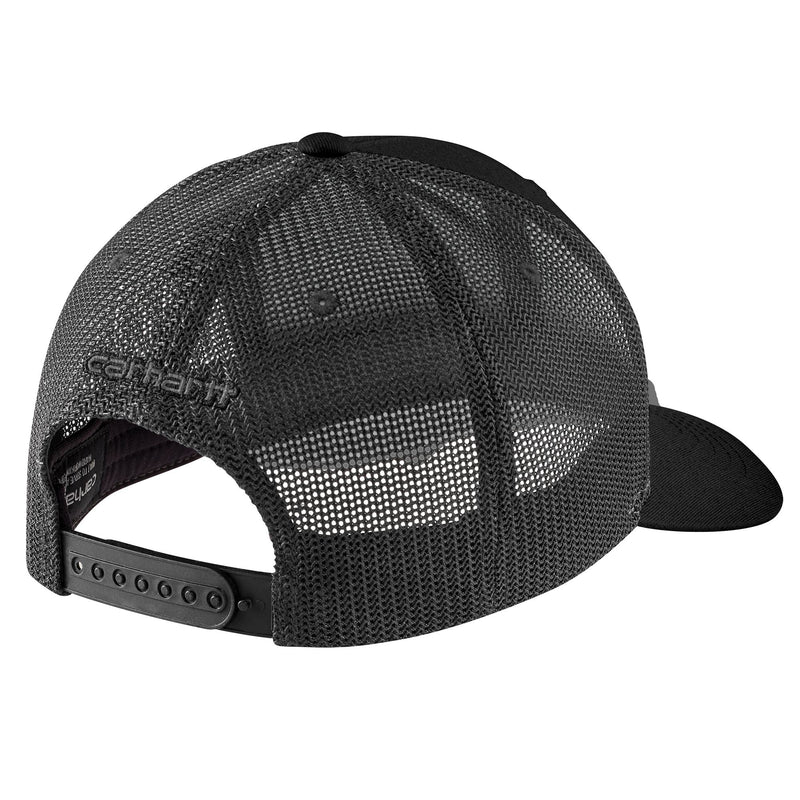 Load image into Gallery viewer, Carhartt Rugged Flex® Twill Mesh Back AH5216 Logo Patch Cap Black
