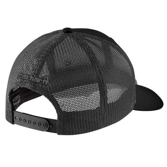 Carhartt Rugged Flex® Twill Mesh Back AH5216 Logo Patch Cap Black