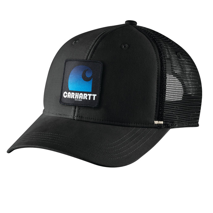 Carhartt AH6132 C Patch Cap - Black - Front