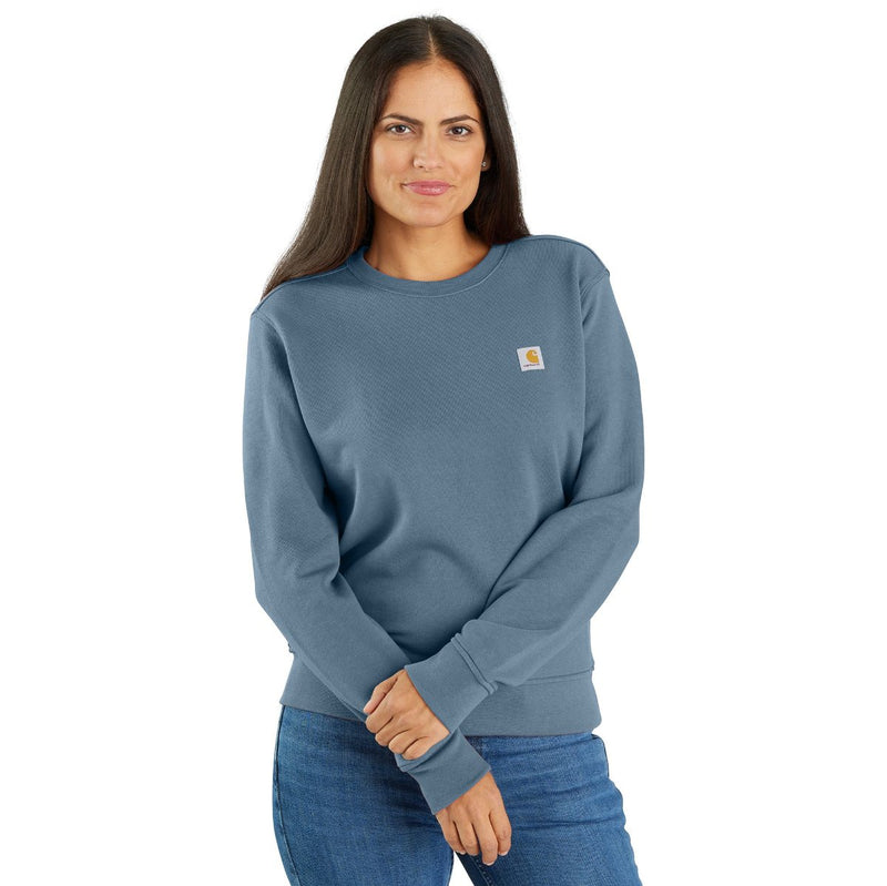 Load image into Gallery viewer, Women&#39;s Carhartt Tencel™ Relaxed Fit French Terry Sweatshirt - Thundercloud
