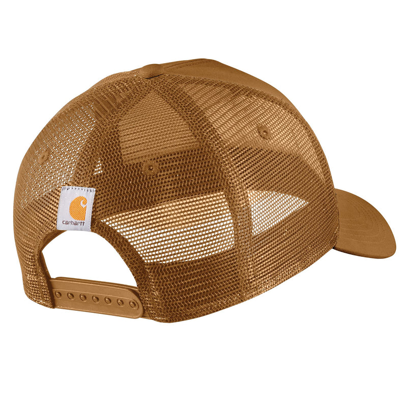 Load image into Gallery viewer, Carhartt Hard Work Mesh Cap - Carhartt Brown - Back
