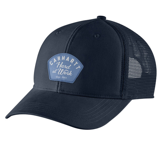 Carhartt Hard Work Mesh Cap - Navy - Front