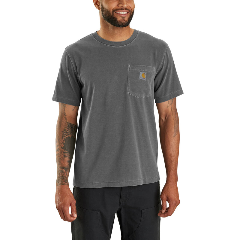 Load image into Gallery viewer, Carhartt Relaxed Fit Garment Dyed Pocket T-Shirt - Shadow
