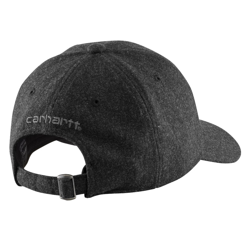 Load image into Gallery viewer, Carhartt Wool Blend C Patch Hat - Black - Back
