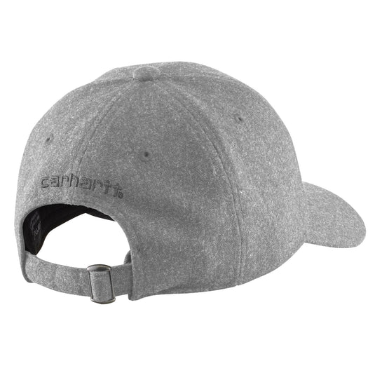 Carhartt Wool Blend C Patch Hat - Heather Grey - Back