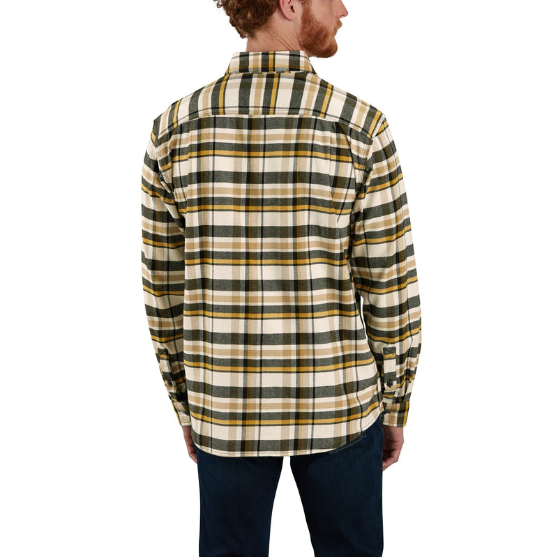 Load image into Gallery viewer, Carhartt TW5945 Rugged Flex Midweight Flannel - Malt - Back
