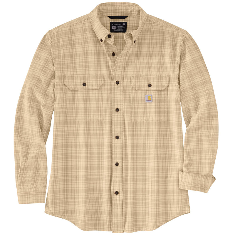 Load image into Gallery viewer, Carhartt TW4447 Long Sleeve Chambray Shirt - Oat Milk
