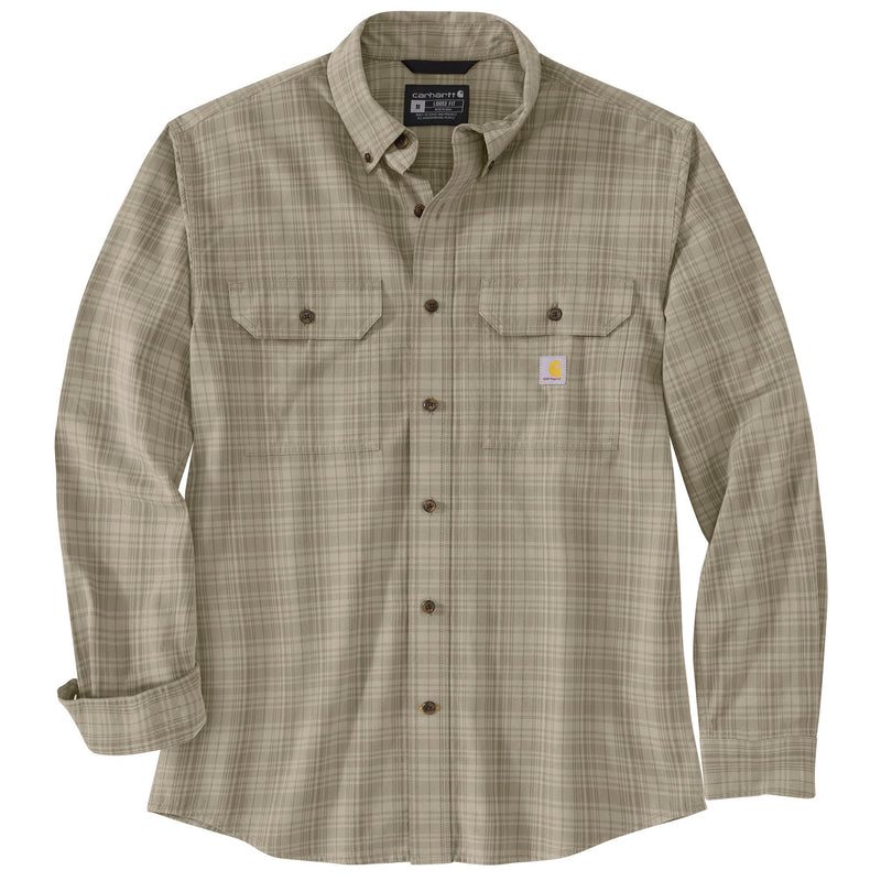 Load image into Gallery viewer, Carhartt TW4447 Long Sleeve Chambray Shirt - Dusty Olive
