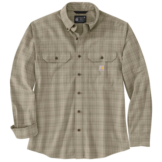 Carhartt TW4447 Long Sleeve Chambray Shirt - Dusty Olive