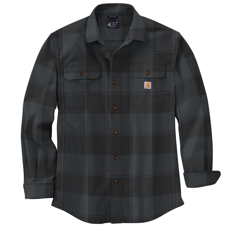 Load image into Gallery viewer, Carhartt TW4451 Heavyweight Flannel - Black
