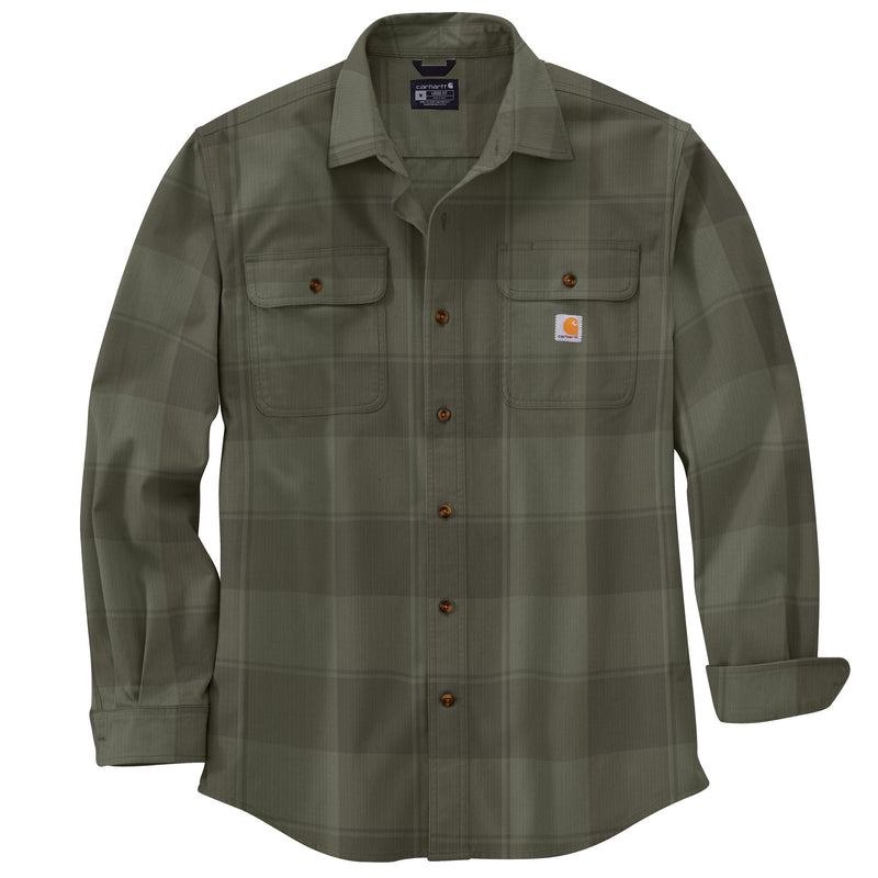 Load image into Gallery viewer, Carhartt TW4451 Heavyweight Flannel - Dusty Olive
