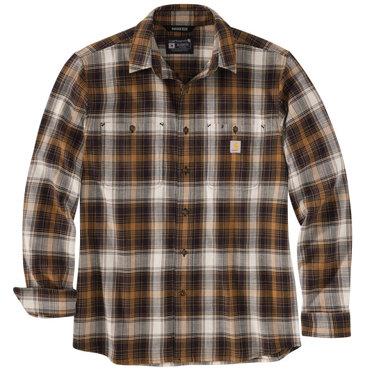 Carhartt TW5949 Long Sleeve Plaid Shirt - Black