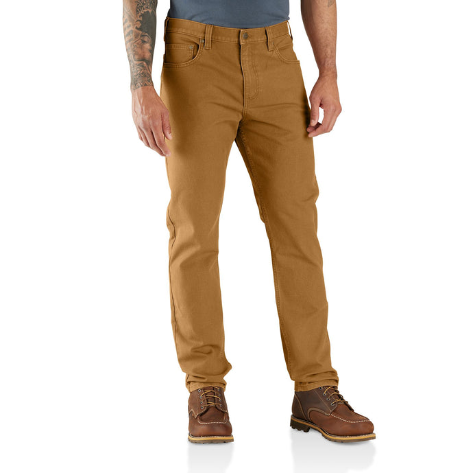 Carhartt Rugged Flex® Slim Fit Duck Tapered 5-Pocket Pant Crahartt Brown