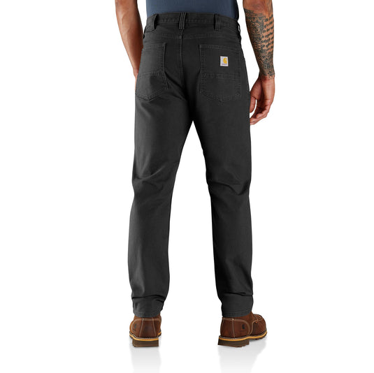 Carhartt Rugged Flex® Slim Fit Duck Tapered 5-Pocket Pant Black