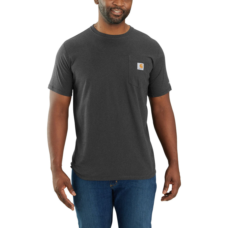 Load image into Gallery viewer, Carhartt TK6652 Relaxed Fit Force® Short Sleeve Tee Carbon Heather
