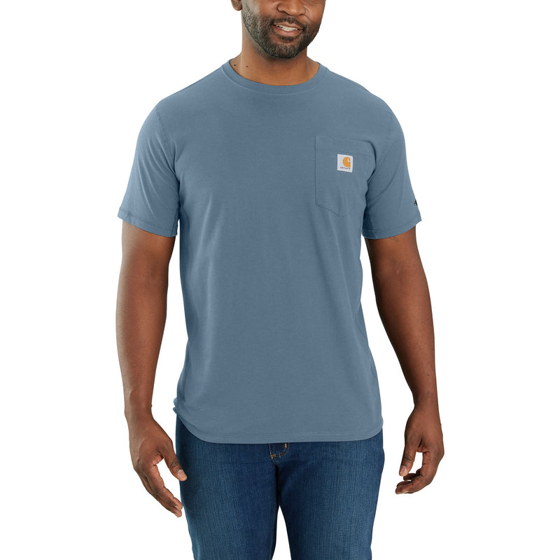 Load image into Gallery viewer, Carhartt TK6652 Relaxed Fit Force® Short Sleeve Tee Thunder Cloud
