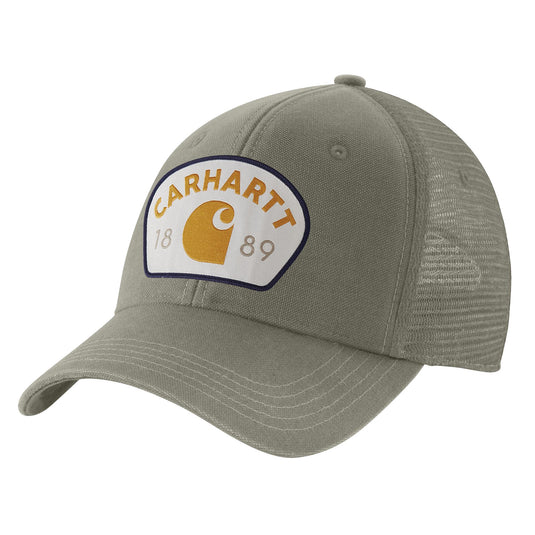 Carhartt AH6743 1889 Mesh Cap - Dusty Olive - Front