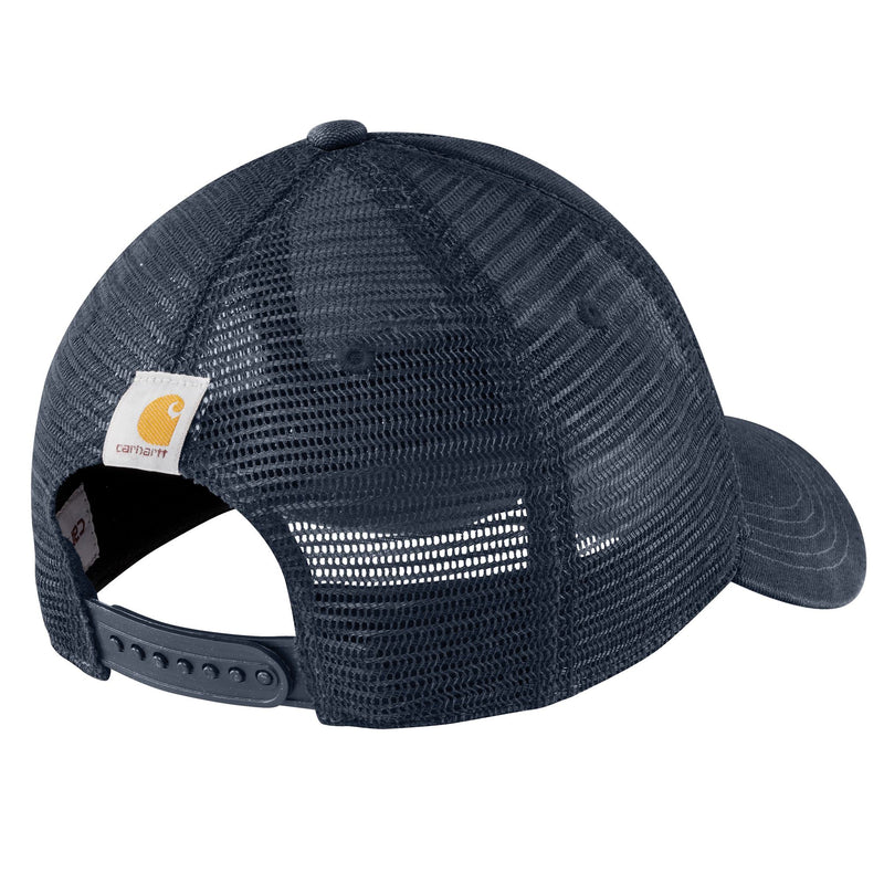 Load image into Gallery viewer, Carhartt AH6743 1889 Mesh Cap - Navy - Back
