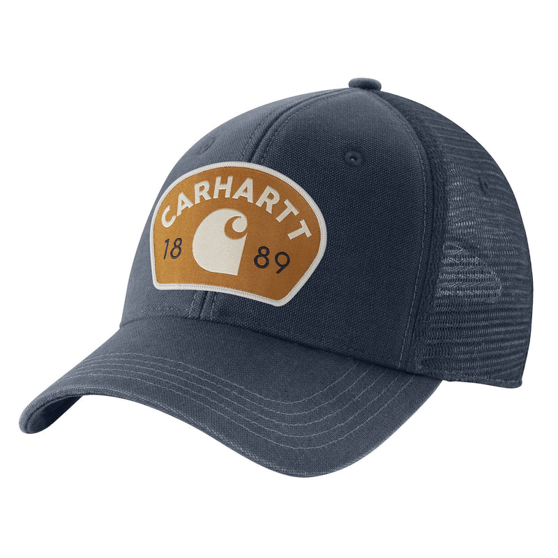 Load image into Gallery viewer, Carhartt AH6743 1889 Mesh Cap - Navy - Front
