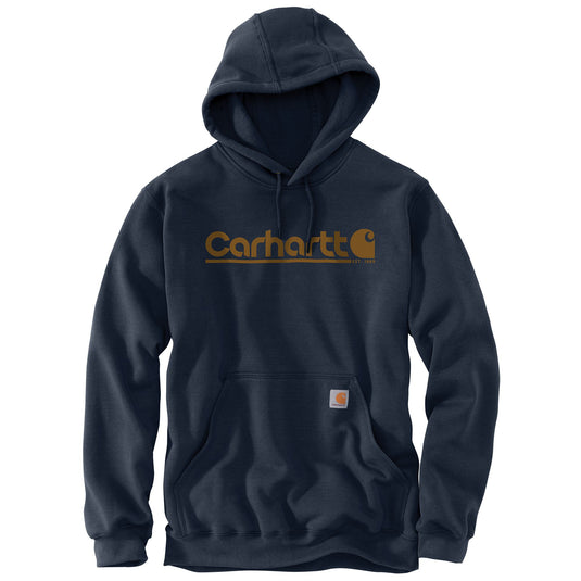 Carhartt TS6793 Logo Hoodie - Navy