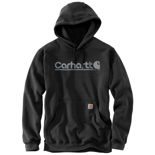 Carhartt TS6793 Logo Hoodie - Carbon Heather