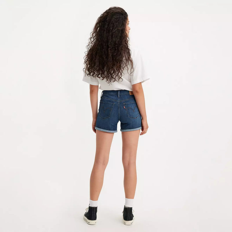 Load image into Gallery viewer, Levi&#39;s Women&#39;s Mid Length Shorts - Stop The Confusion - Back
