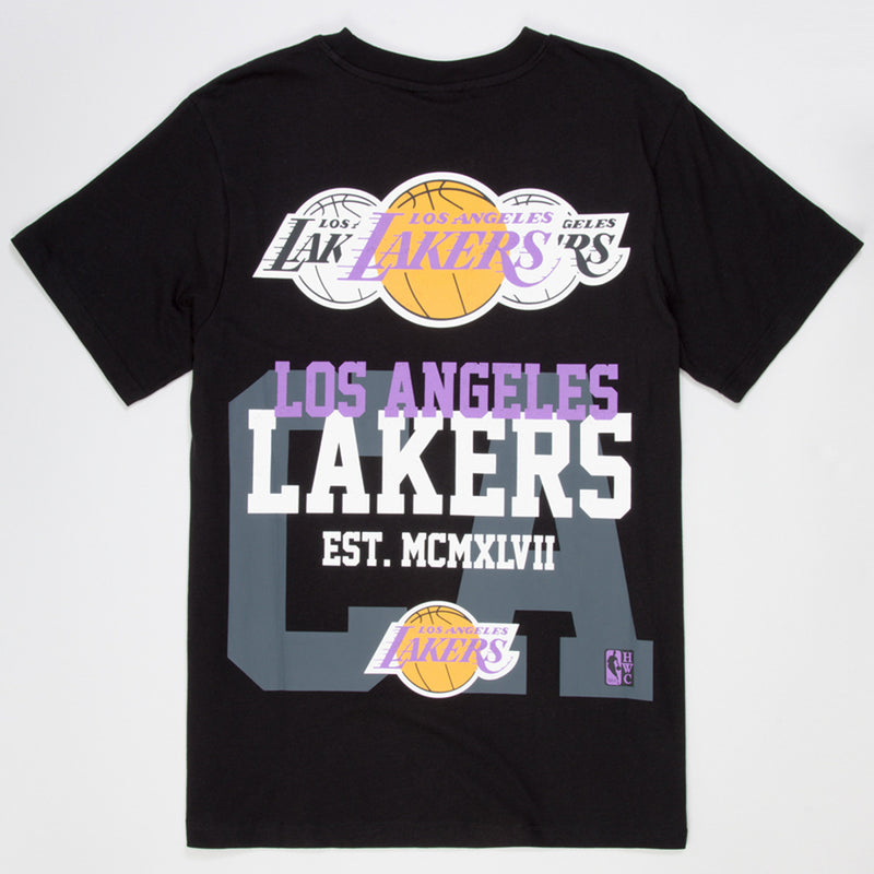 Load image into Gallery viewer, Mitchell &amp; Ness Short Sleeve LA Lakers Home Team - Back
