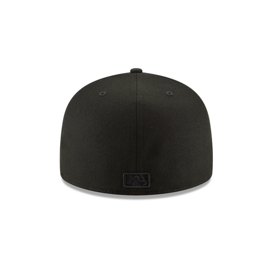 New Era LA Angels 59Fifty Fitted - Black on Black- Back