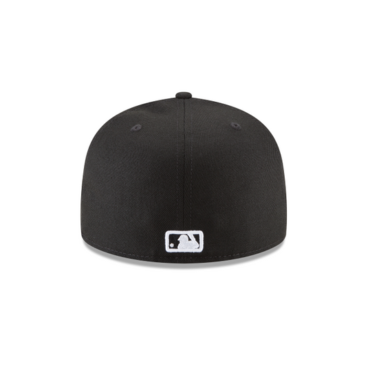 New Era LA Angels 59Fifty Fitted - Black - Back