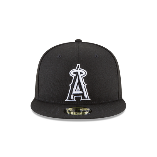 New Era LA Angels 59Fifty Fitted - Black - Front