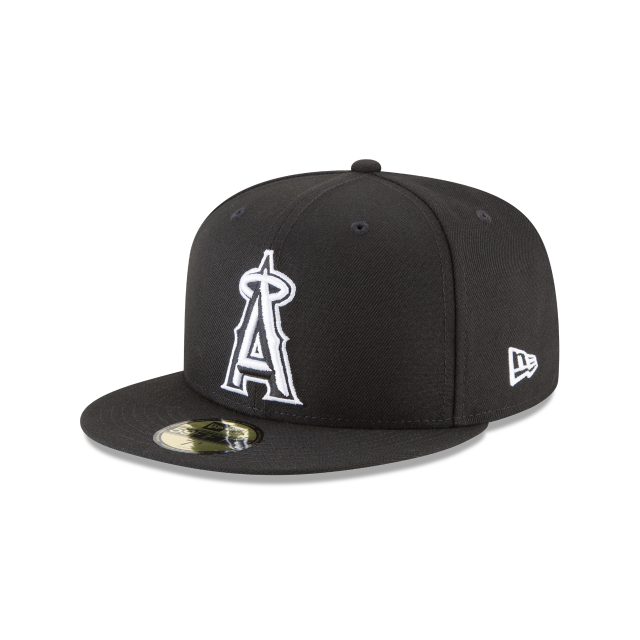 Load image into Gallery viewer, New Era LA Angels 59Fifty Fitted - Black - Left
