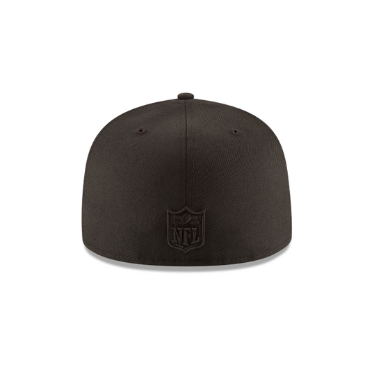 New Era Las Vegas Raiders 59Fifty Fitted - Black on Black - Back