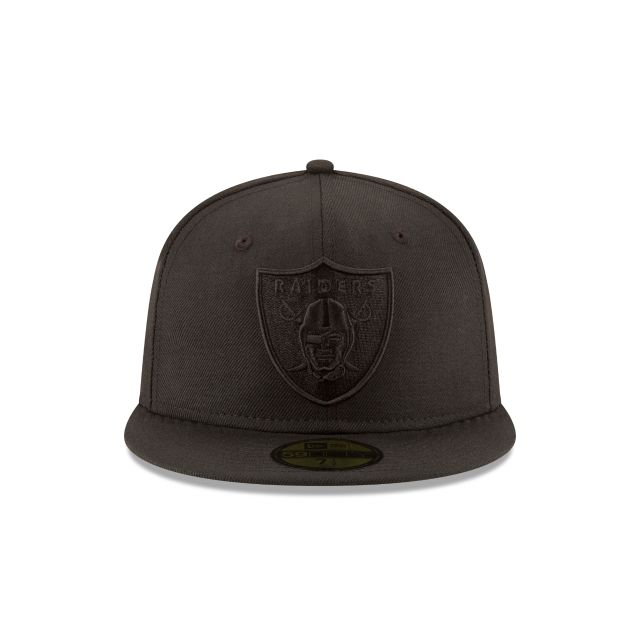 Load image into Gallery viewer, New Era Las Vegas Raiders 59Fifty Fitted - Black on Black - Front
