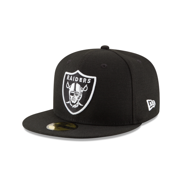 Load image into Gallery viewer, New Era Las Vegas Raiders 59Fifty Fitted - Black - Left
