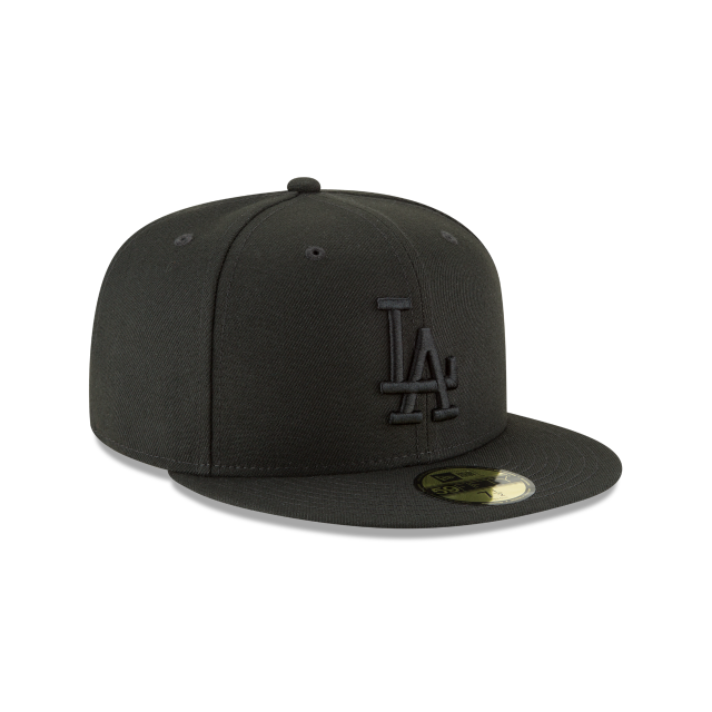 Load image into Gallery viewer, New Era LA Dodgers 59Fifty Fitted - Black on Black - Right
