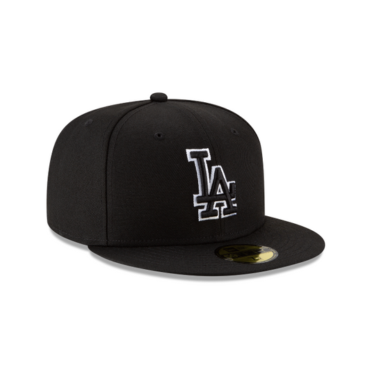 New Era LA Dodgers Outlined 59Fifty Fitted - Black - Right