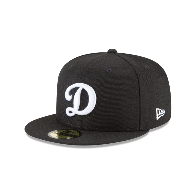 Load image into Gallery viewer, New Era LA Dodgers &quot;D&quot; 59Fifty Fitted - Black - Left
