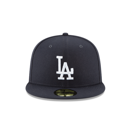 New Era LA Dodgers 59Fifty Fitted - Navy - Front