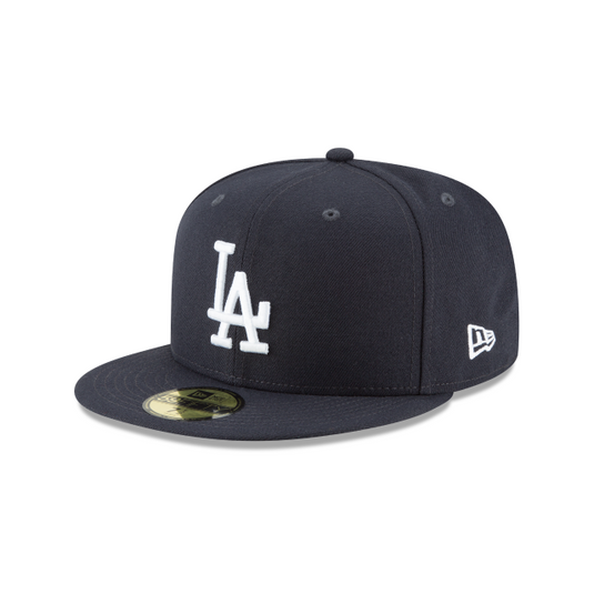 New Era LA Dodgers 59Fifty Fitted - Navy - Left