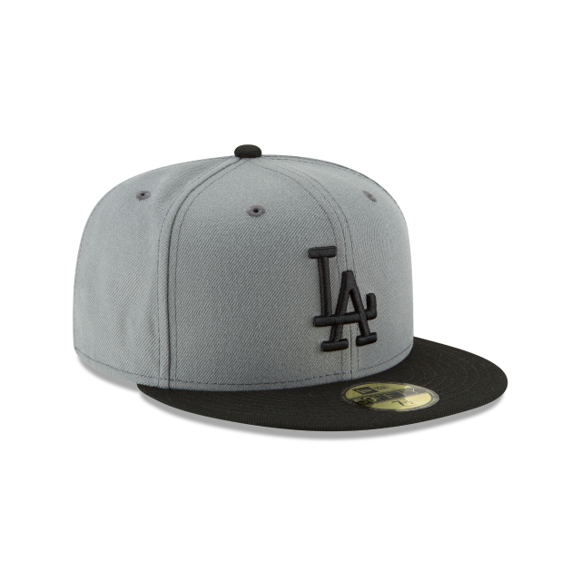 New Era LA Dodgers 59Fifty Fitted - 2Tone Gray & Black - Right