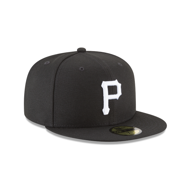 Load image into Gallery viewer, New Era Pittsburgh Pirates 59Fifty Fitted - Black &amp; White - Right
