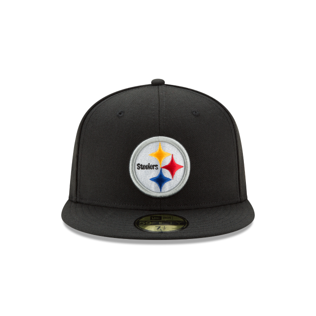 Load image into Gallery viewer, New Era Pittsburgh Steelers 59Fifty Fitted - Black - Front
