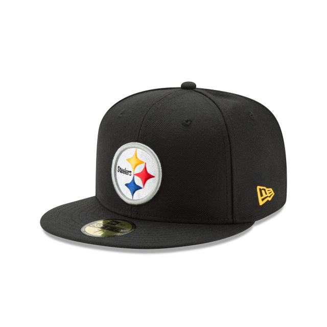 Load image into Gallery viewer, New Era Pittsburgh Steelers 59Fifty Fitted - Black - Left
