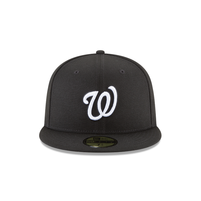 Load image into Gallery viewer, New Era  Washington Nationals 59Fifty Fitted - Black - Front
