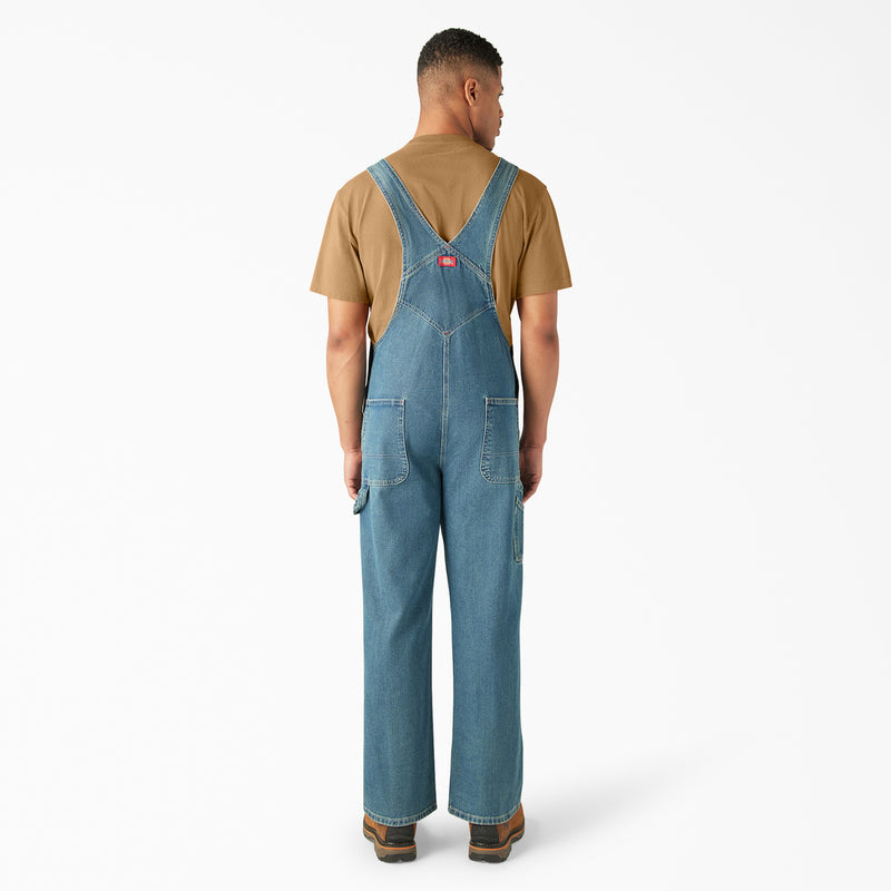 Load image into Gallery viewer, Dickies Indigo Bib Overall Medium Heritage Tint - Back
