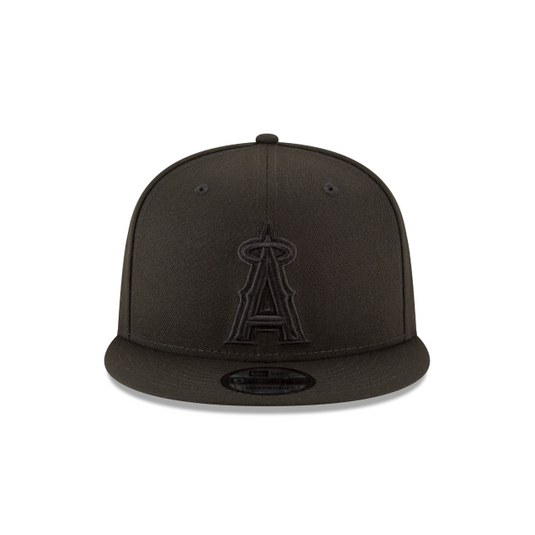 New Era LA Angels 9Fifty Snapback - Black on Black - Front