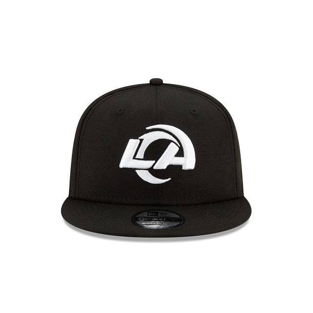 Load image into Gallery viewer, New Era LA Rams 9Fifty Snapback - Black - Front
