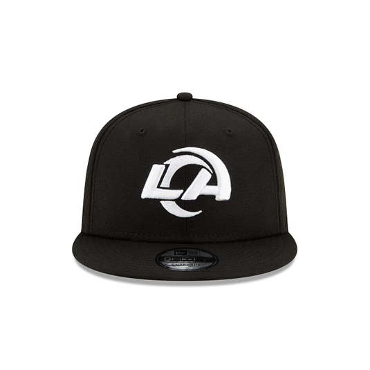 New Era LA Rams 9Fifty Snapback - Black - Front